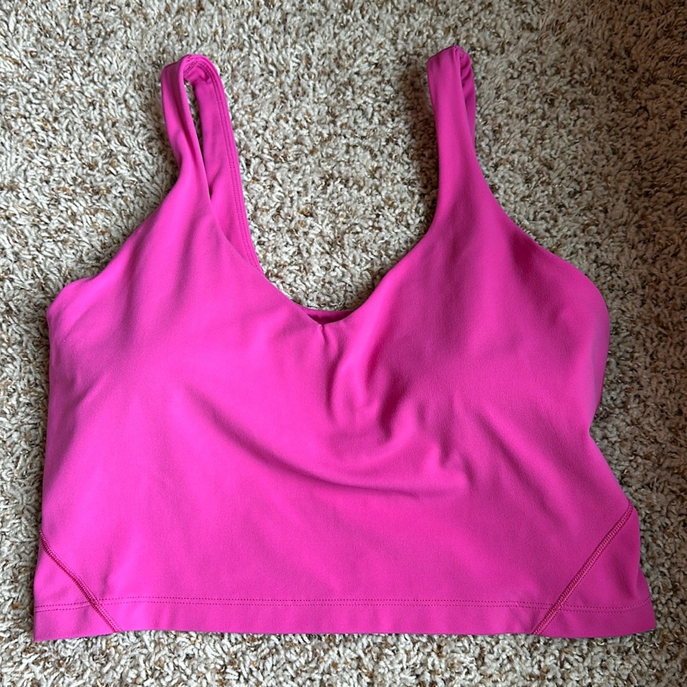 Lululemon Align tank, sz 10, Sonic pink